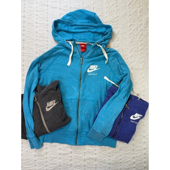 Nike Tops - Nike Lightweight Zip Hoodie Bundle Womens M Just Do It Lot 3